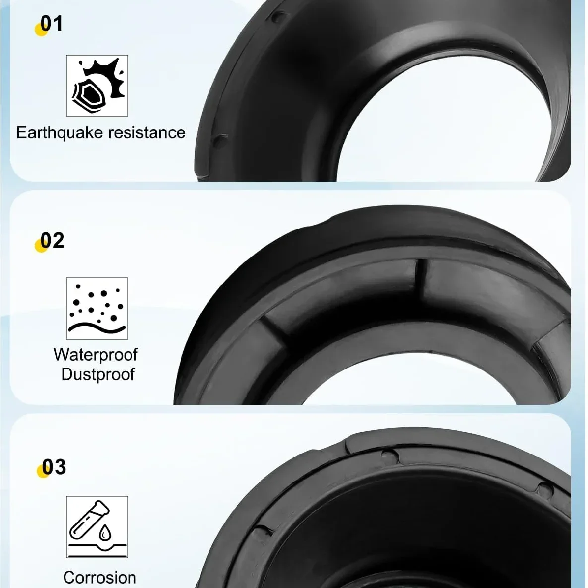 2 Stuks Bovenste Veer Isolator 52088257 52088257AB K160040 Voor Jeep Grand Cherokee 1999-2004
