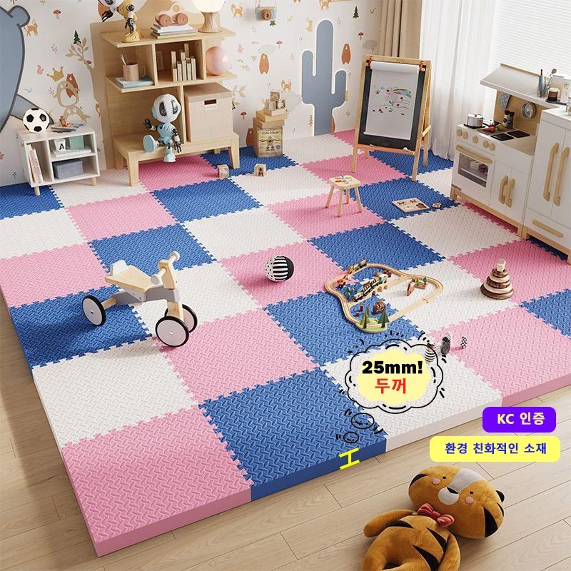 2.5CM Thick Soft Baby Play Mat Children\'s Room Baby Play Mat EVA Foam Puzzle Carpet Household Anti-slip Crawling Mat Baby Gifts