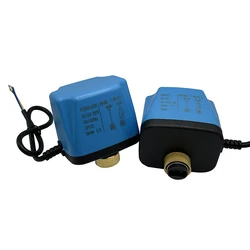 Motorized Ball Valve Actuator 2-Wire AC220V DC24V DC12V Electric Ball Valve Motor Normally Closed/Normally Open