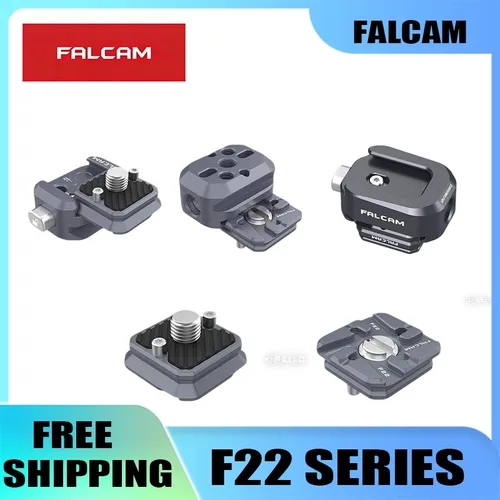 FALCAM-Kit de adaptador de rosca F22, placa básica de liberación rápida, jaula para cámara DSLR, Base adaptadora de zapata fría, accesorio para cámara de zapata fría masculina