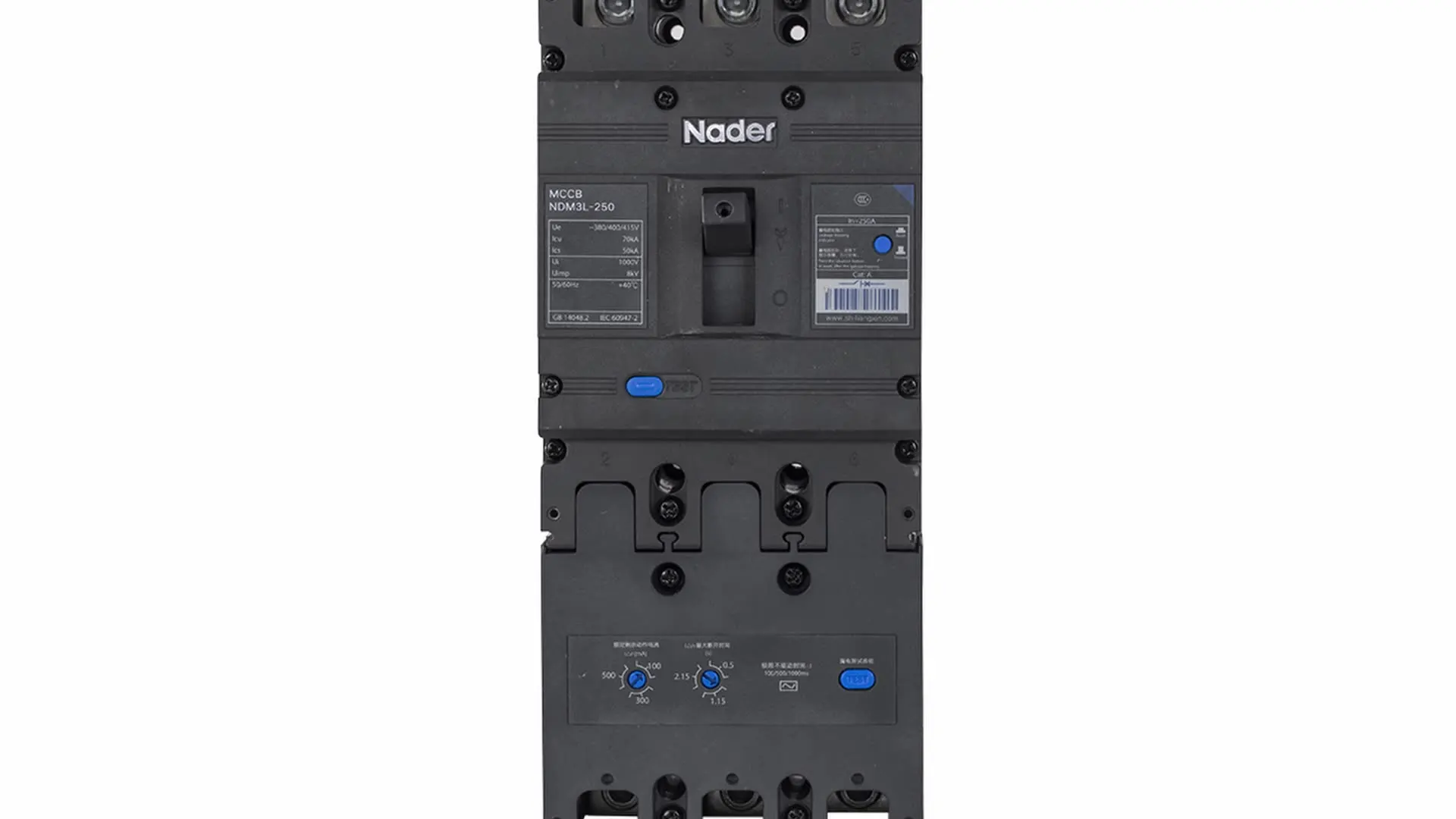 Molded Case Circuit Breaker Ndm3-250 By Nader