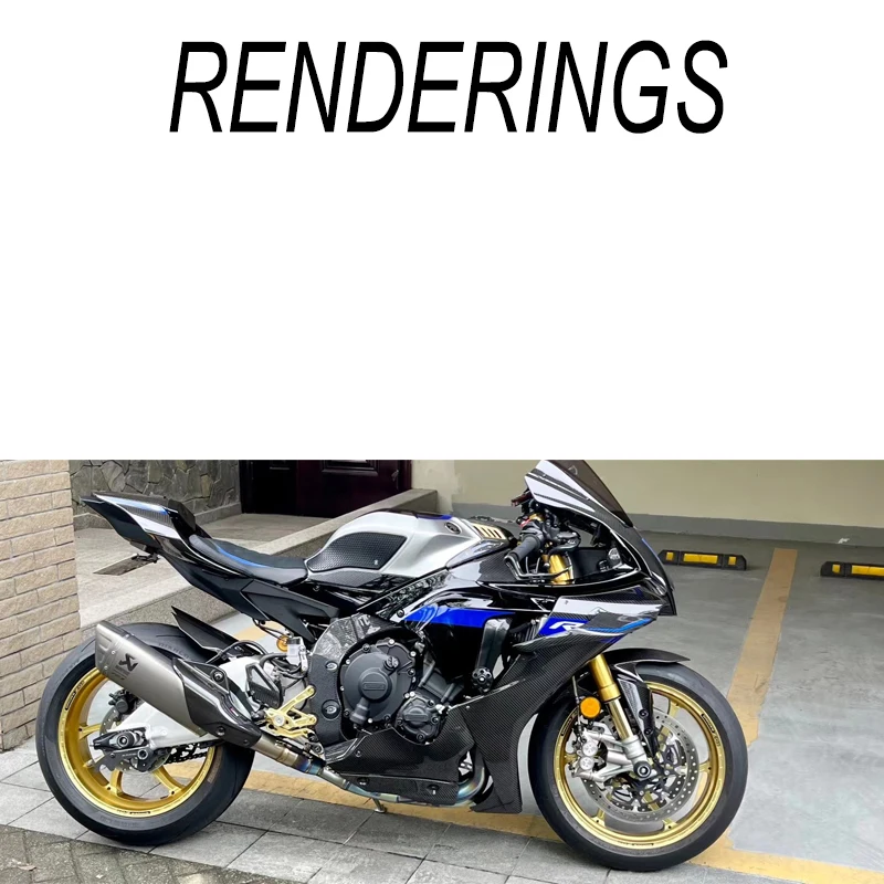 YZF R1 R1M 2020-2025 Motorcycle Accessories Fixed Wing Fairing Small Wing Spoiler Aerodynamic Wing