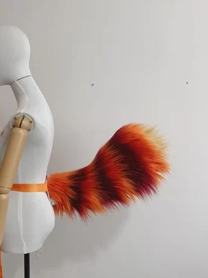 ชุดคอสเพลย์ผู้หญิงเปลี่ยนรูปแบบภาพยนตร์หมีแพนด้าหางตุ๊กตาแรคคูนเหม่ยของฮาโลวีนปาร์ตี้งานรื่นเริงอุปกรณ์เสริมสวมบทบาท