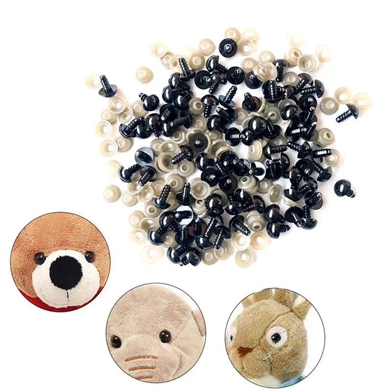 

A63T-500Pcs DIY глаза ремесла безопасные глаза для плюшевого мишки мягкое животное