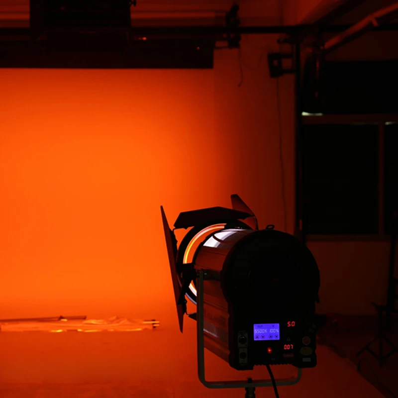 JingYing 2019 CLL-4800TDX Scheinwerfer CRI 95 LCD Touch Panel Control 3000 K-8000 480 W Dmx Led Studio Fresnel Licht