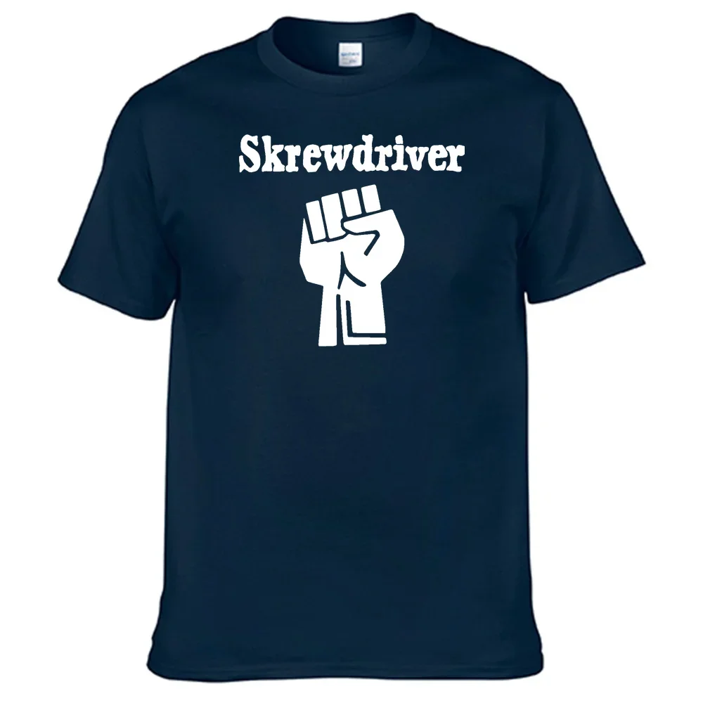 Band Skrewdrivers T Shirt 100% Cotton Men Shirt N016