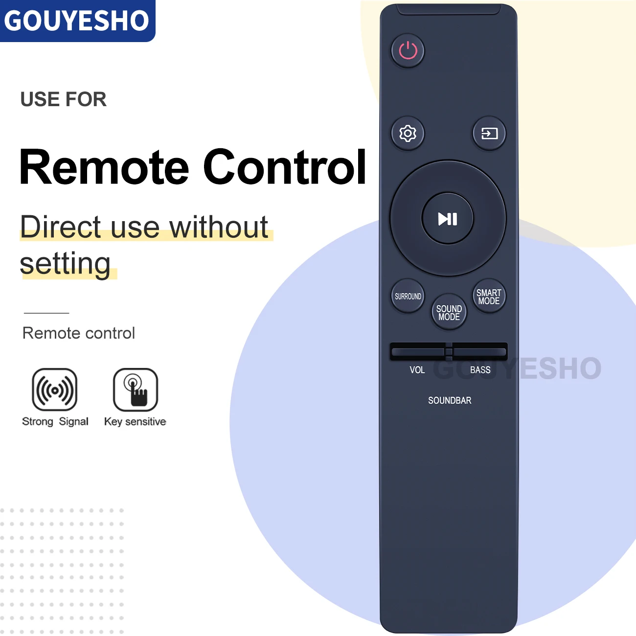 AH59-02759A New Remote Control for Samsung SoundBar HW-MS650 HW-MS651 HW-MS550 HW-MS551