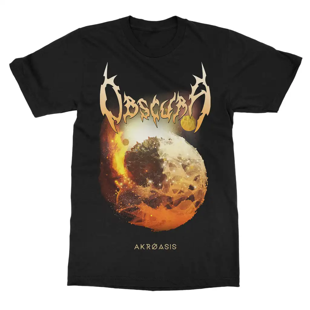 Rare Summer Obscura Band Graphic Cotton T-shirt Unisex Summer Short Sleeve Fashion Brand Tee Luxury Casual Vintage Tees