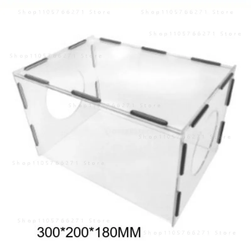 Grinding Dust Box Acrylic Dustproof Transparent Polisher Portable Dust Shroud Cover Dust Cage for Sculpturing Polishing