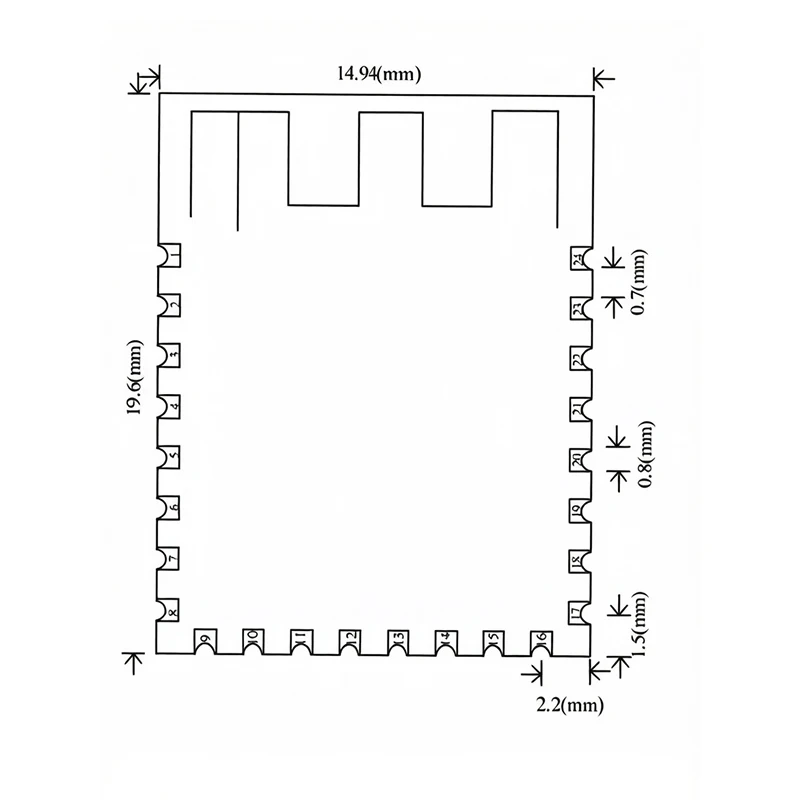 1/3/5PCS JDY-23A Dual‑Mode Bluetooth Transparent Transmission Module BLE5.0 SPP3.0 Serial Port Wireless Slave Module For Arduino