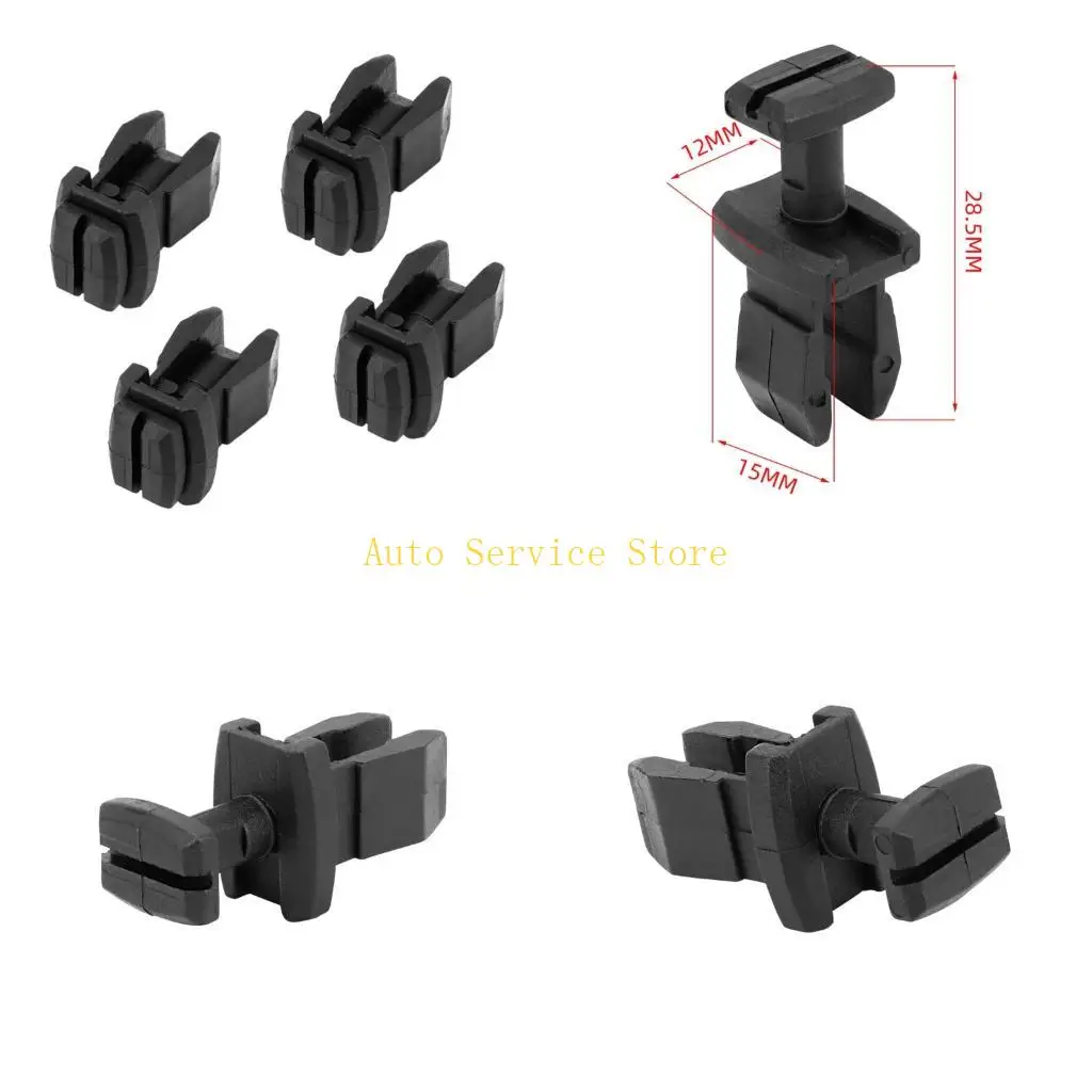 

462A 4Pcs Plastic Mobile Home Fridge Vent Clamps Keep Refrigerator Cover Stable On Road
