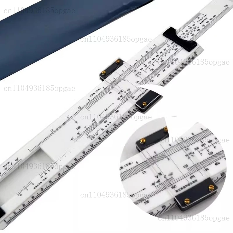 향수를 불러일으키는 오래된 물건 로그 슬라이드 룰 196070년대 오래된 물건 민속 장식 계산기