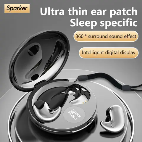 Y29 수면 이어폰 Bluetooth 5.3 무선 헤드폰 소음 감소 Hifi 스테레오 이어 버드 Xiaomi 용 프레스 제어 TWS 헤드셋