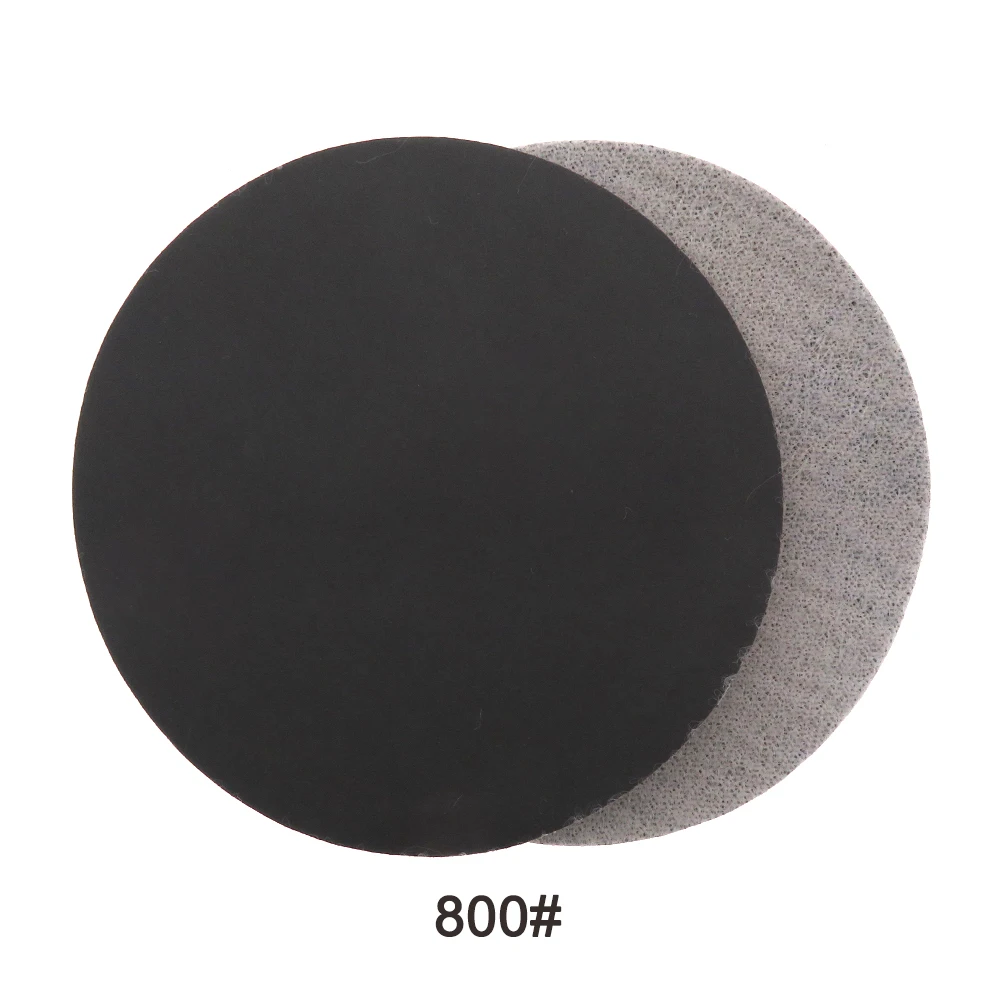 ورق صنفرة رطب وجاف 3 بوصة 30 قطعة متنوعة 320/400/600/800/1000/1500 خطاف وحلقة لتلميع وصنفرة السيارة المعدنية