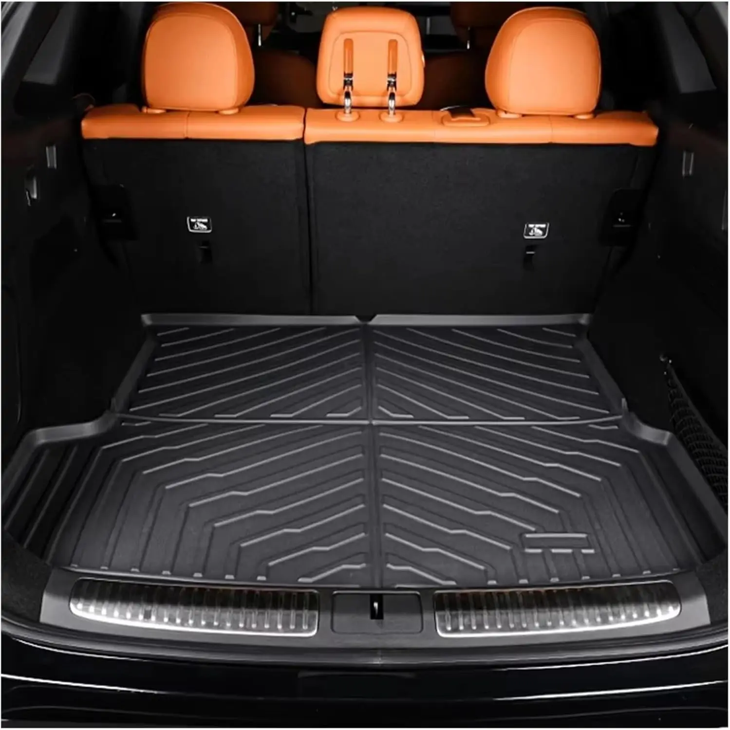 ل VW ID.4 CROZZ 2021-2025 2026 الحصير سيارة الجذع الحصير جميع الأحوال الجوية مقاوم للماء المضادة للانزلاق الجبهة الخلفية البضائع بطانة منصات القدم LHD #5