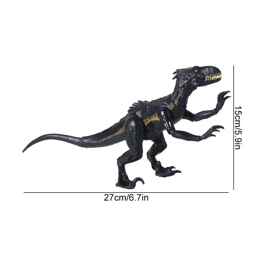 Jurassic World Indominus Animal modelo articulación estatua móvil dinosaurio figuras de animales simulación mandíbula móvil