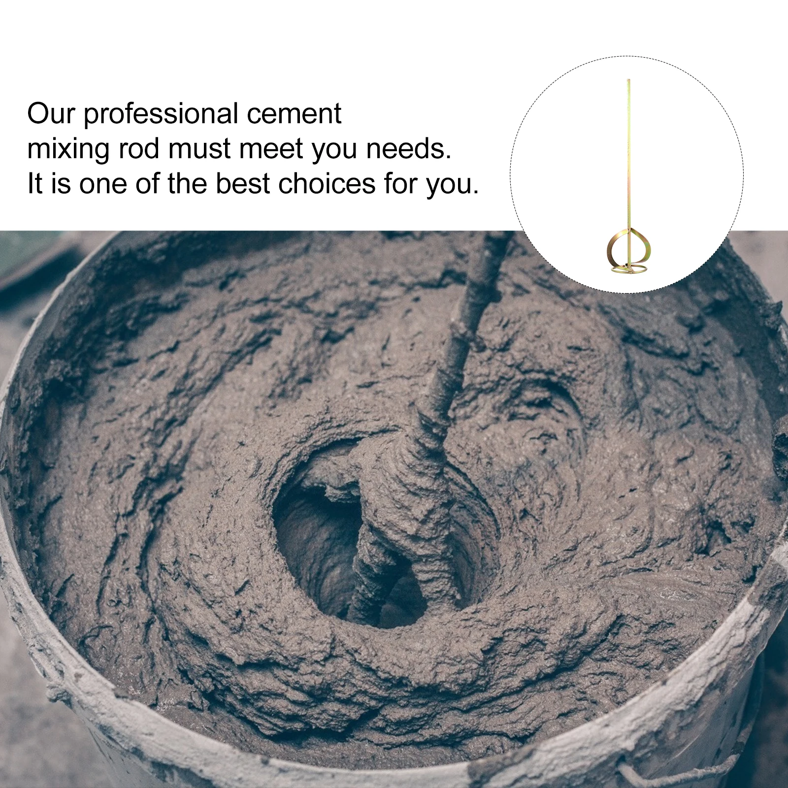 

Stirring Rod Mixing Concrete Cement for Drill Mixer Electric Tool Paint Stirrer