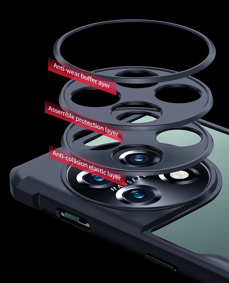 Für Oneplus 11 12 13 15 Hülle, Xundd Stoßfeste Transparente Schutzhülle mit Airbag-Dünnabdeckung für Oneplus 11 12 13R 15 – Detail 7