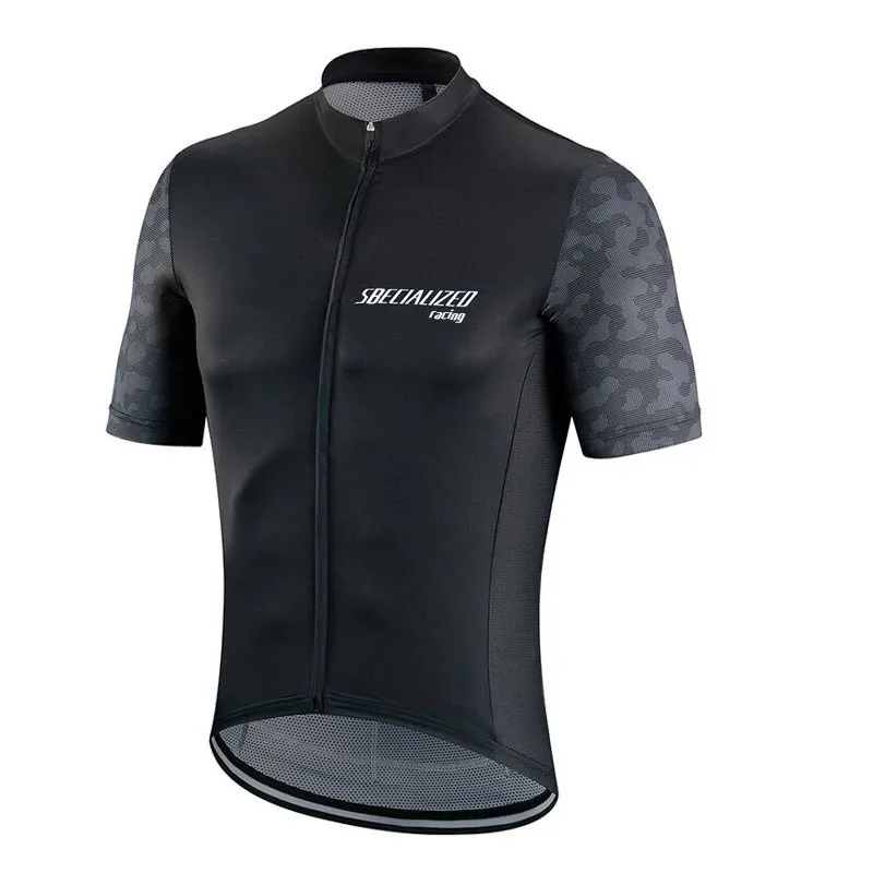 Cycling Jersey Men Reflective MTB Road Bike Clothes Bicycle Jersey Mesh Breathable Cycling Clothing Summer Bike Jersey