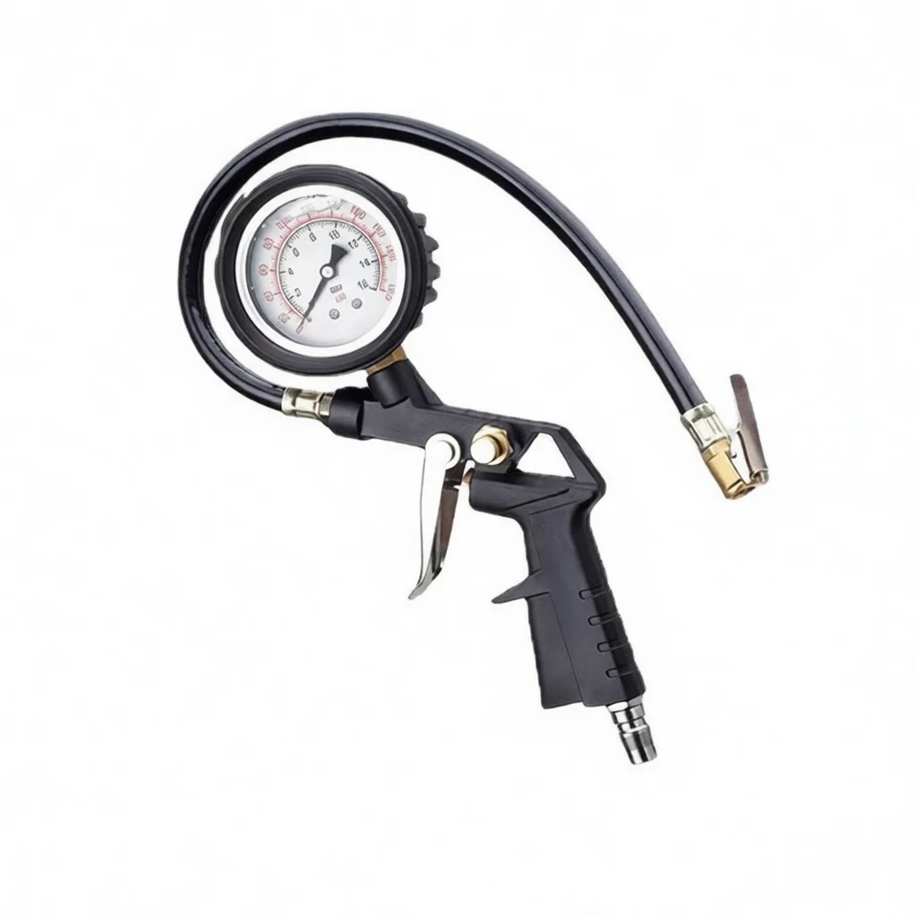 Digital Tire Inflator Gauge Industrial Air Pressure Checker Mechanical Tyre Monitor Accurate Automotive Repair Measurement Tool