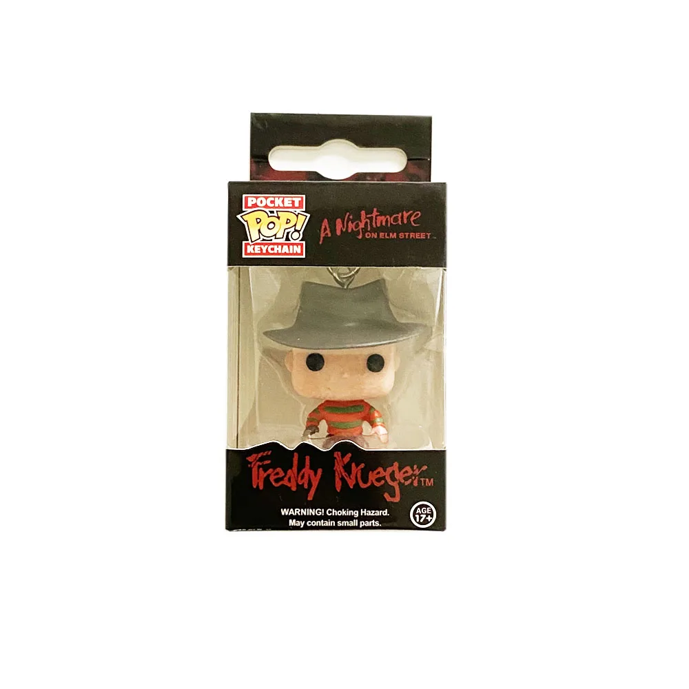 Figurandellare giocattoli regali Freddy Jason ciondolo portachiavi figurine accessori per bambini zaini Krueger natale decorativo