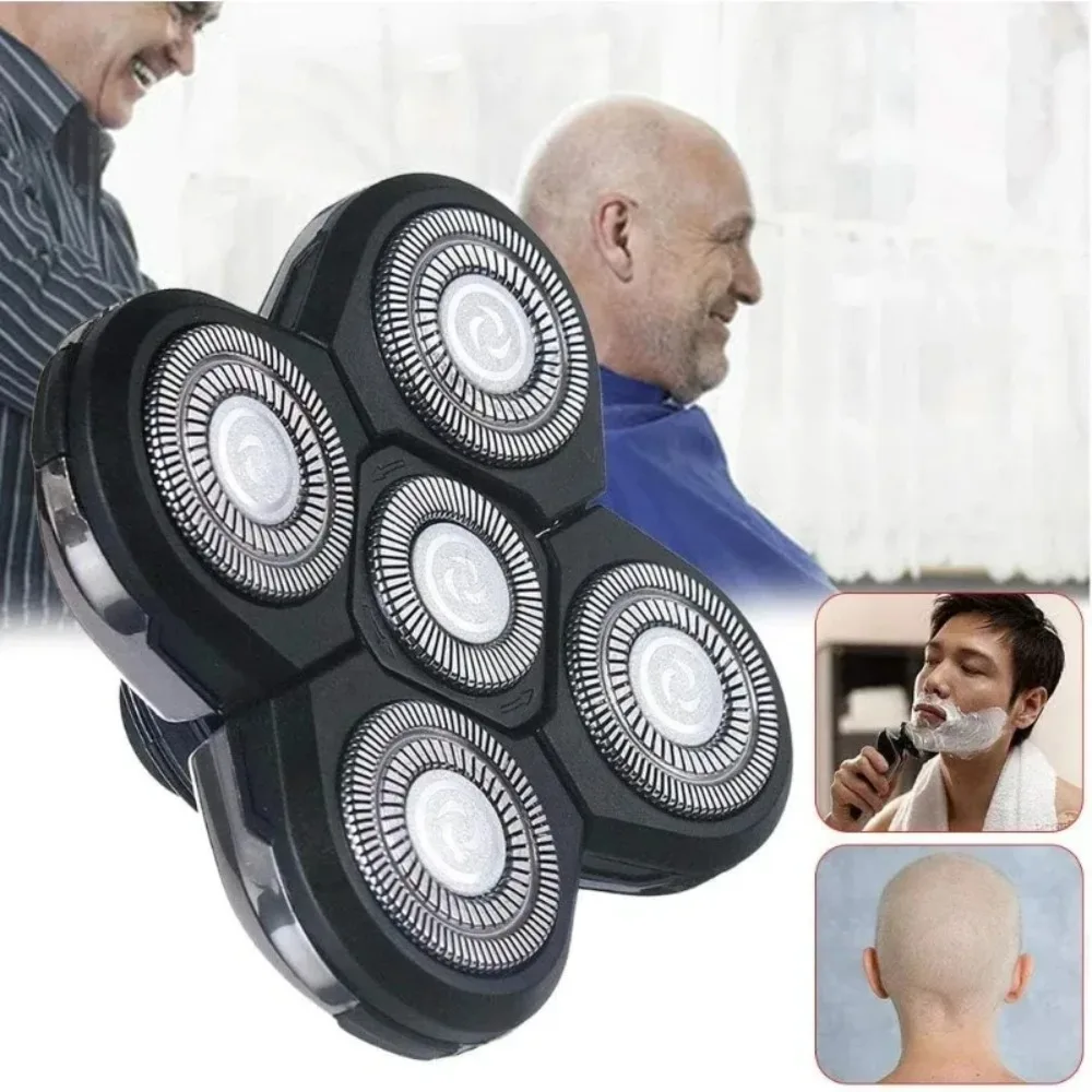 Smart Razor Accessories New Men's Multi-Function Washable Rotary Barber Shaver Spare Head Multi-Blade