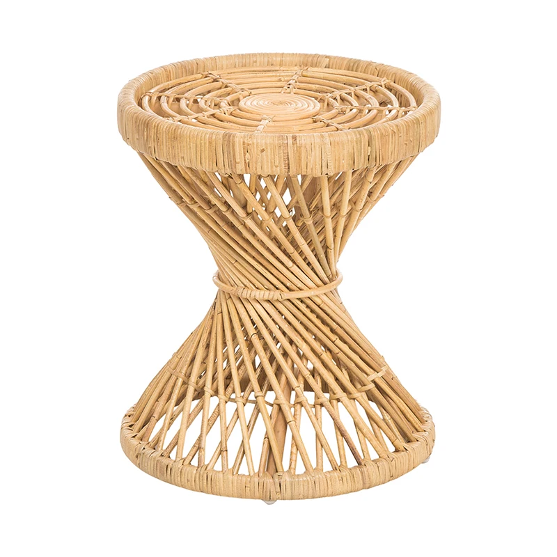 

YY Indonesia Real Rattan Simple Nordic Hourglass Ins Rattan Woven Table Round Table B & B