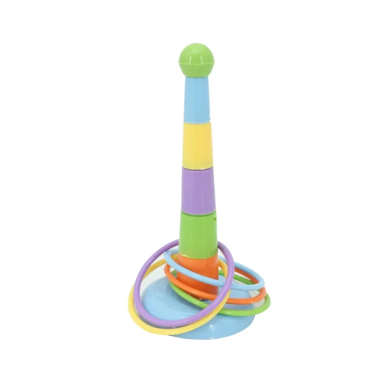 Funny Mini Circles Toy for Children Intelligence Developmental Game Colorful Throwing Rings Parent-child Games Activity Training