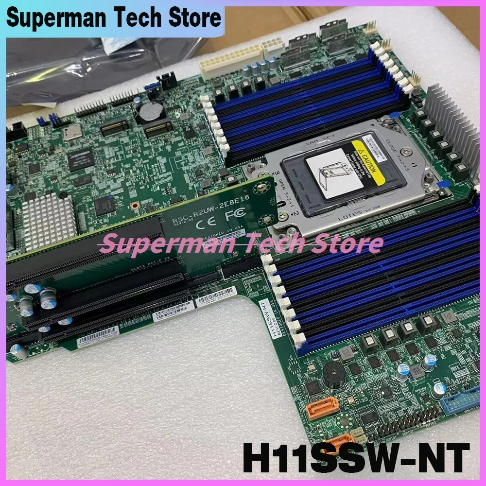 

For Supermicro Motherboard AMD single-channel Support AMD1 Generation 2 CPU REV:2.0 Server Motherboard H11SSW-NT