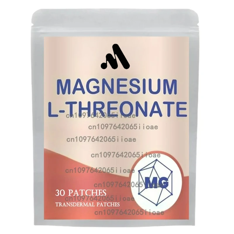 

30 Patches Magnesium L-Threonate with Vitamin C,Vitamin D3 Transdermal Patches