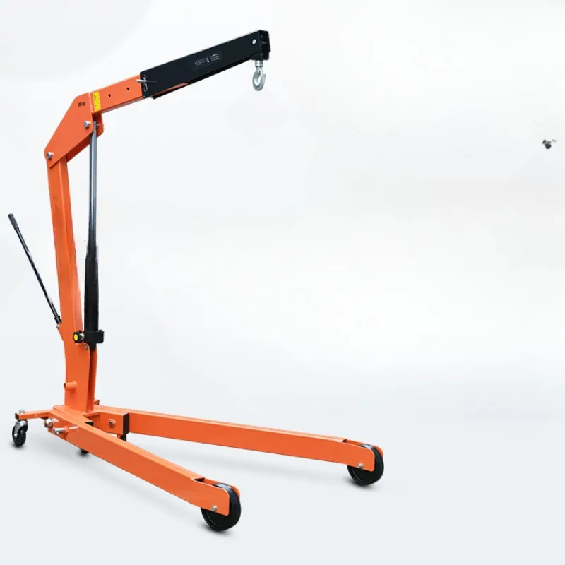 European heavy duty single arm crane mobile small folding lift hydraulic cylinder fast lifting forklift hanger