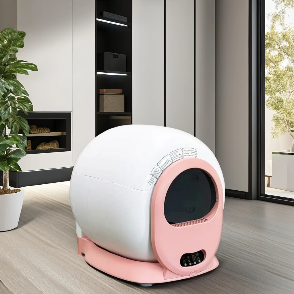 

Large Pet Litter Box Plastic Self-Cleaning Smart Cat and Small Dog Litter Box