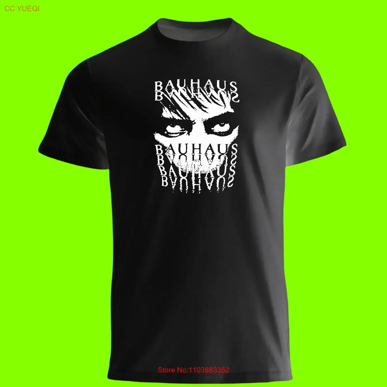 Футболка в стиле Баухаус, британский готический рок, даб-глэм, винтажная, с эффектом потертости, уличная одежда, мягкая, повседневная, дышащая, унисекс, стильная