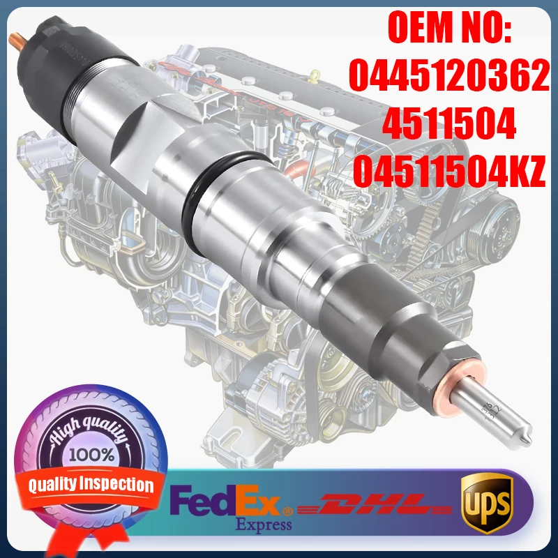 

Fuel Common Rail Injector 0445120362 0445120363 0445120424 4511504 Suitable for Deutz KHD Engine