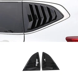 Car Accessories For Honda CR-V CRV 2018 2019 2020 2021 2022 Glossy Black Rear Window Side Vent Shutter Louver Cover Trim 2pcs