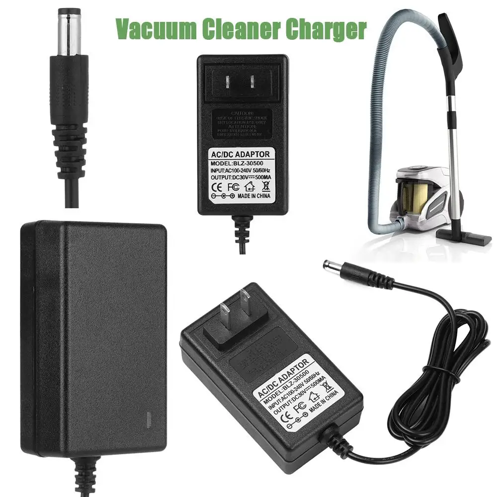 Base de carga de repuesto Universal 30V 500MA adaptador de Cable de cargador de aspiradora adaptador de corriente para atleta Bosch