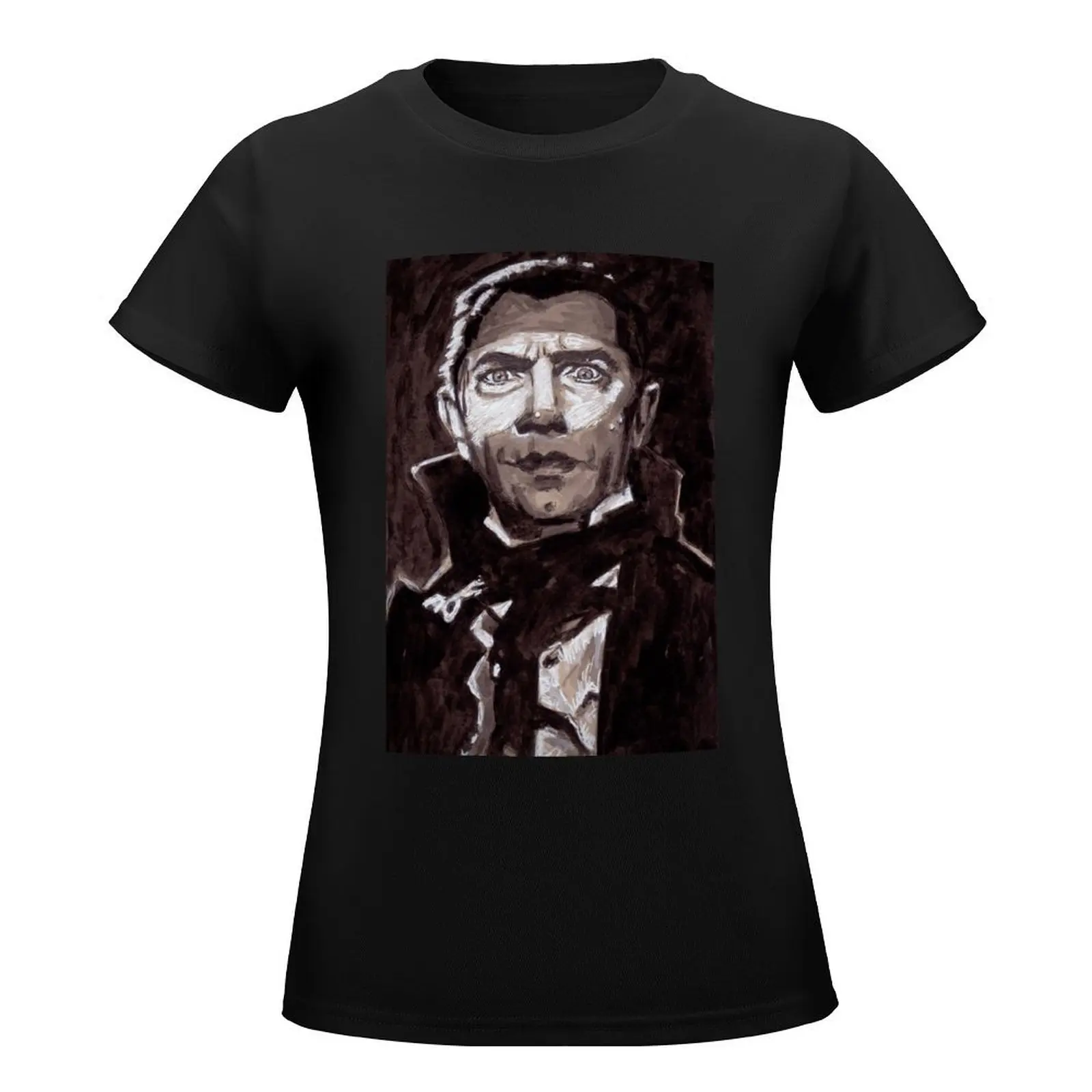 Bela Lugosi T-Shirt Female clothing hippie clothes tight shirts for Women