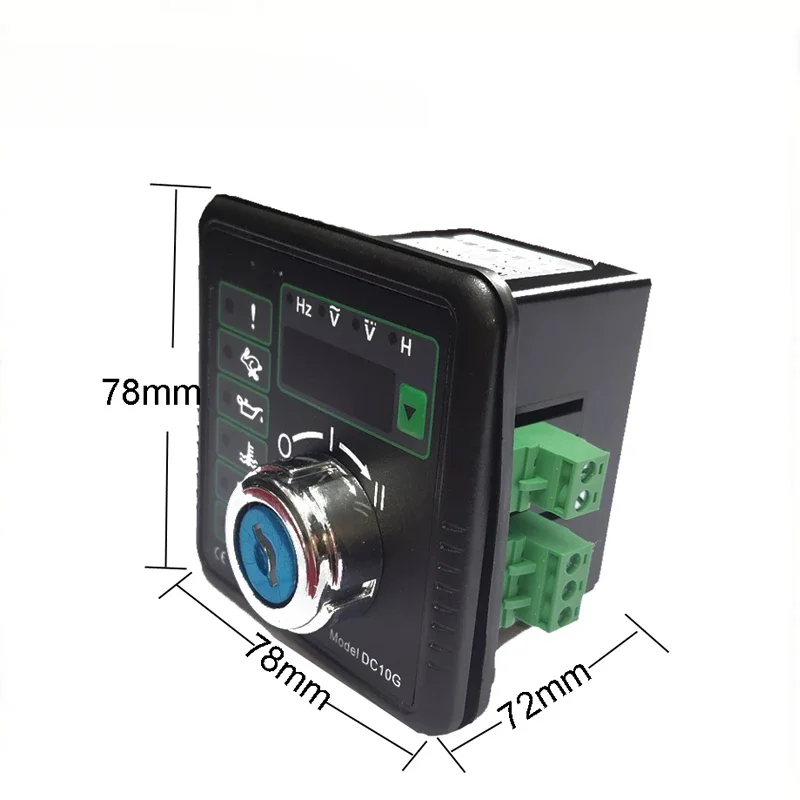 Manual Start Genset Controller for DC10G With LED Display