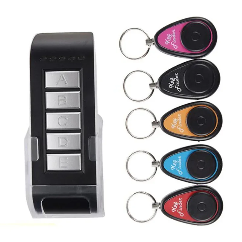 5 in 1 Wireless Lost Key Finder Locator Find Locater Alarm Keychain 40m Tag Tracker 5in1 Smart Anti-Lost Key Finder Alarm