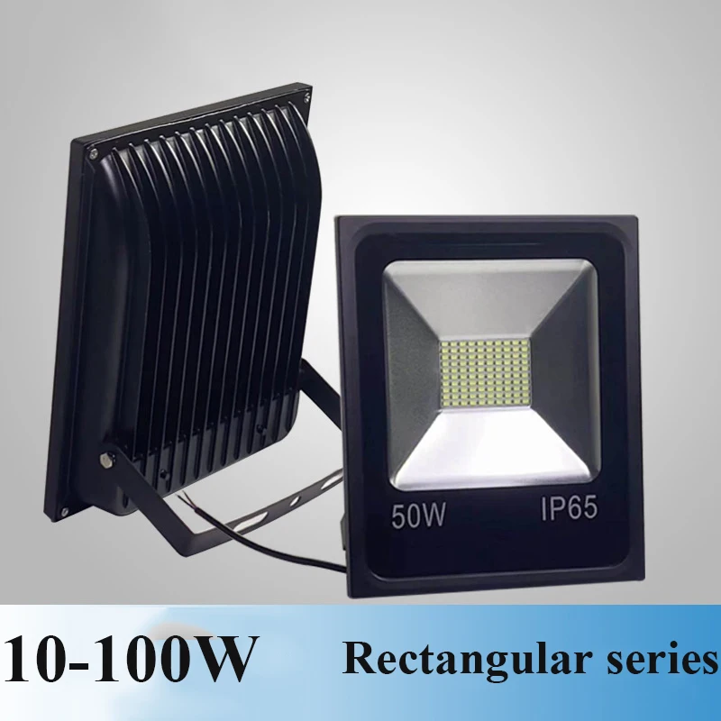 

LED Flood Light AC 110V 220V 10W 20W 30W 50W 100W High Brightness IP65 Waterproof Outdoor Lighting Spotlight Wall Flood Light