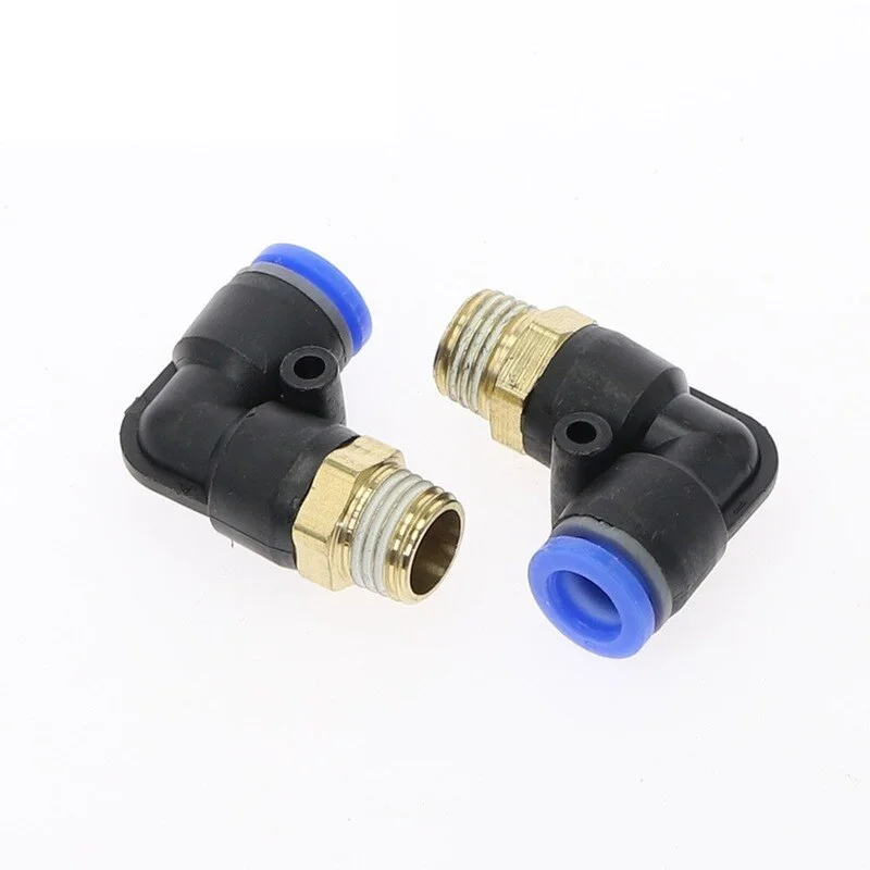 Conector pneumático azul da PIpe que encaixa PC PL SL PCF PB PX PD PX PLF 4/6/8/10/12-01-02-03-04