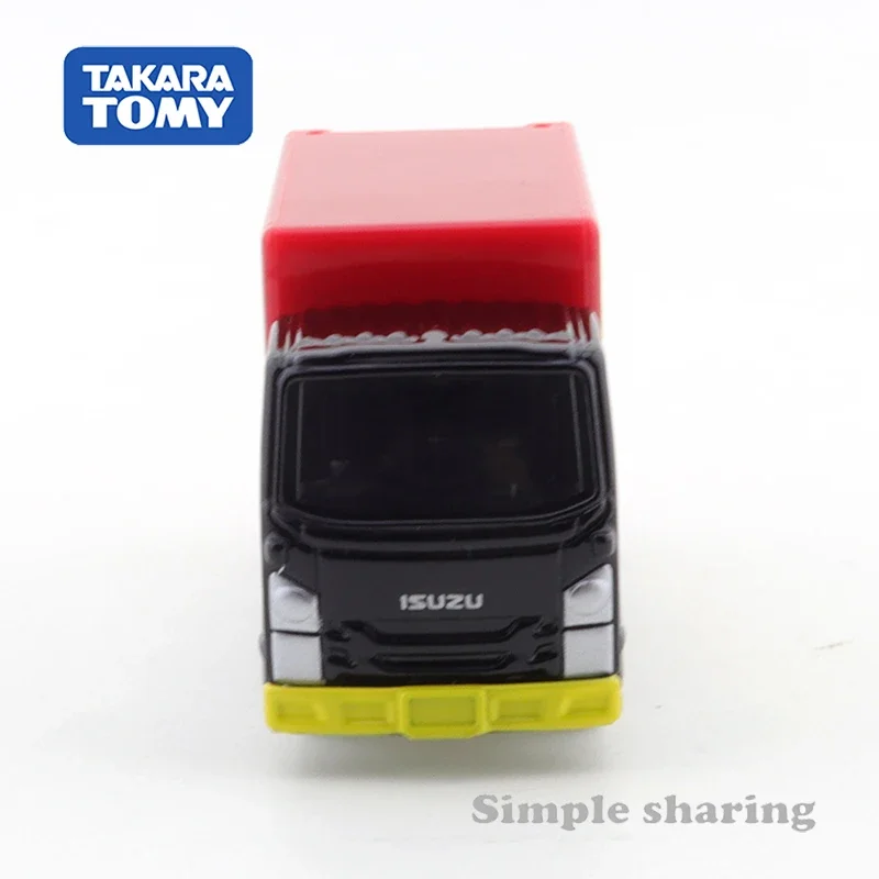 Takara Tomie Nr. 48 Isuzu Elf Mickey & Vrienden Vrachtwagen Auto 1:64 Kinderen Speelgoed Motorvoertuig Diecast Metaal