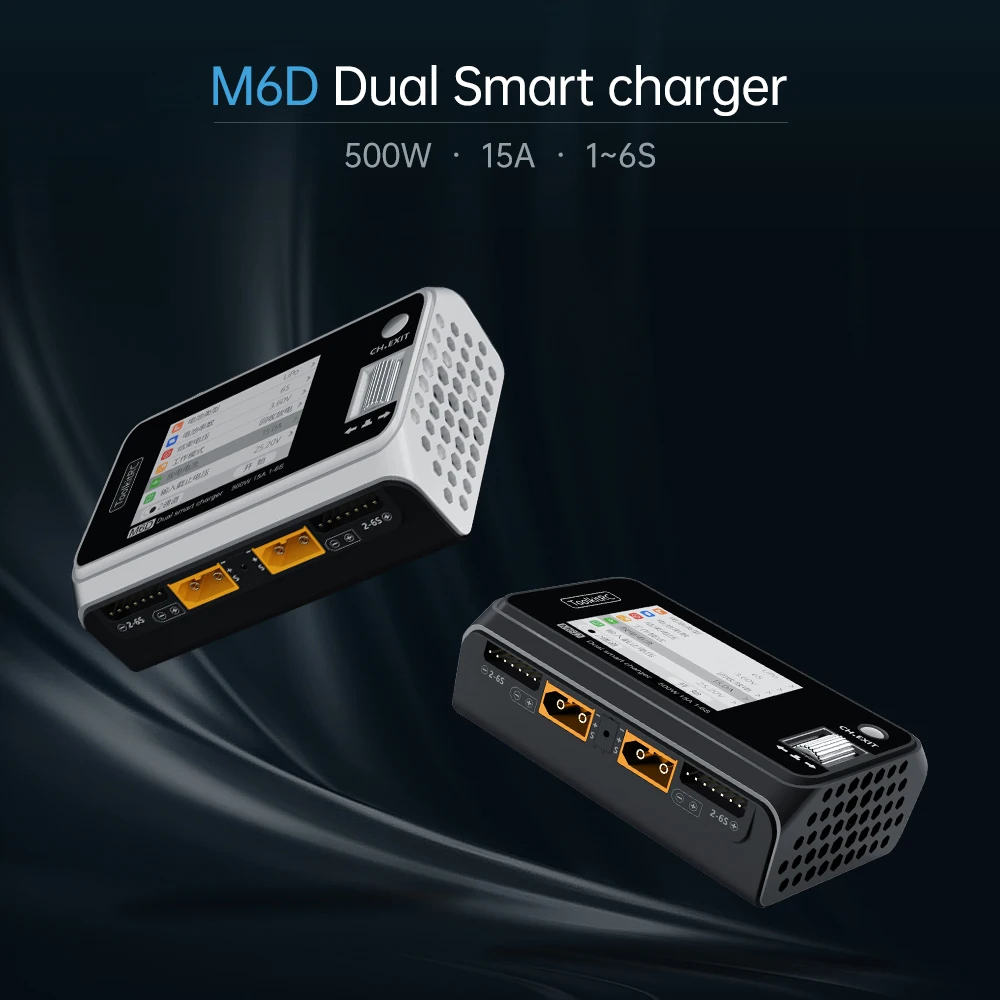 ToolkitRC M6D V3 500W 15A DC Dual Channel MINI Smart Ladegerät Entlader Für 1-6S Lipo Batterie FPV Modell Ersatzteil Ersetzen – Detail 19