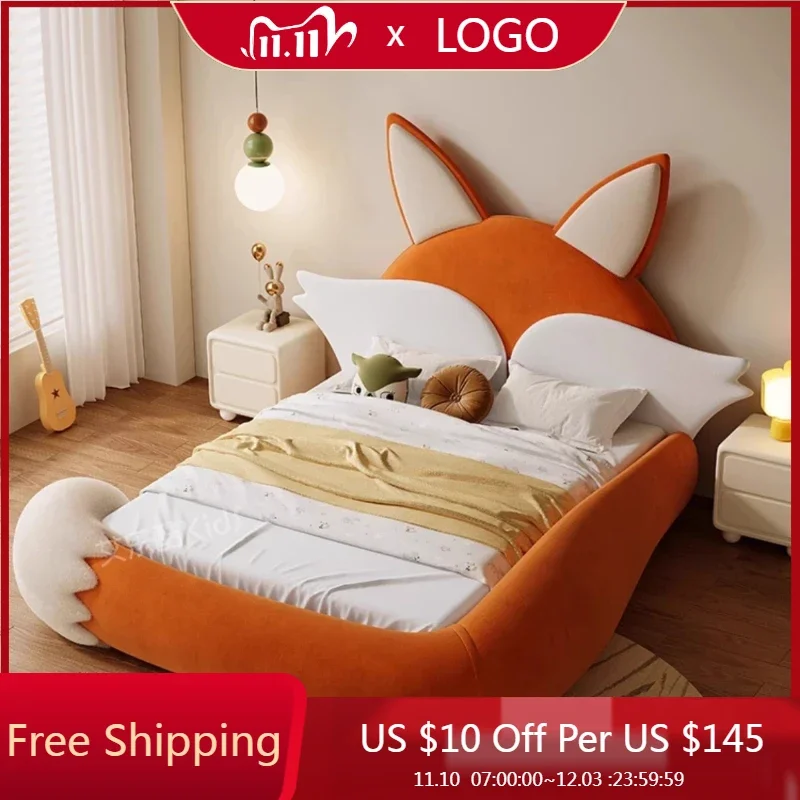 

Ergonomic Pretty Children Beds Elegant Modern Luxury Princess Bed Loft Comferter Kinderbett Trendy Cama Living Room Furniture