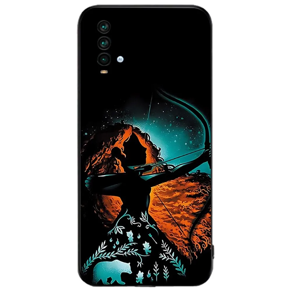 Cartoon Villain Princess Phone Case For Xiaomi 11 Redmi Note 11 5G 8T 9A 9 10T Note8Pro Note9 12SUltra Black Case