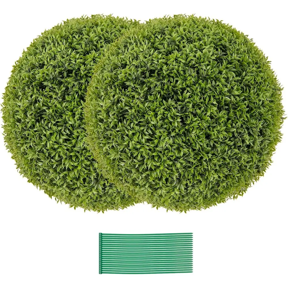 

20 Inch Artificial Boxwood Topiary Balls for Outdoor Home Decor