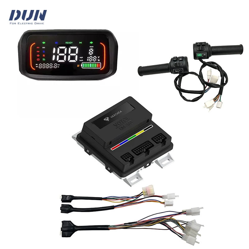 

VOTOL EM30S 35A 500W-1.5KW Scooter Controller with T08 Throttle and N7 Display For Mid-drive Hub Motor