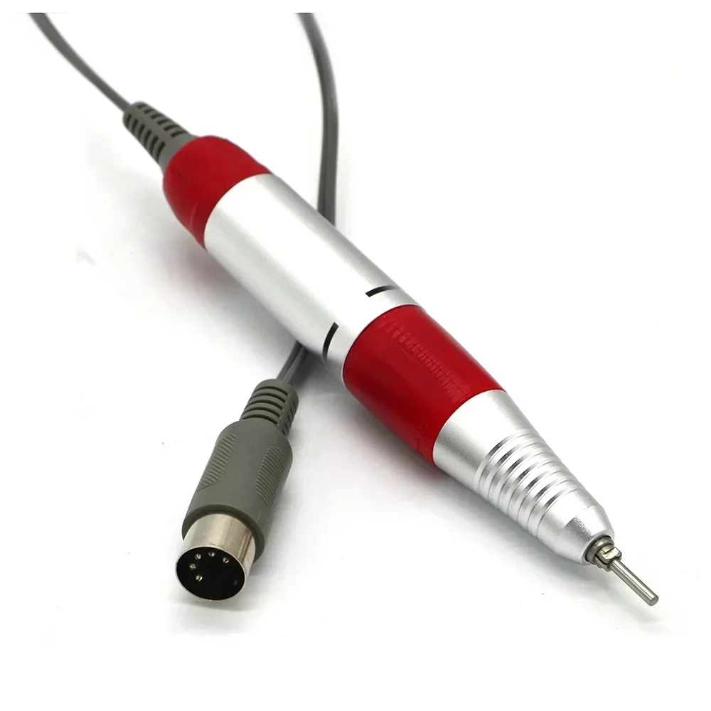 5 pinos elétrica máquina de broca do prego lidar com handpiece, pedicure & manicure ferramenta beleza caneta substituição, 35000rpm acessório