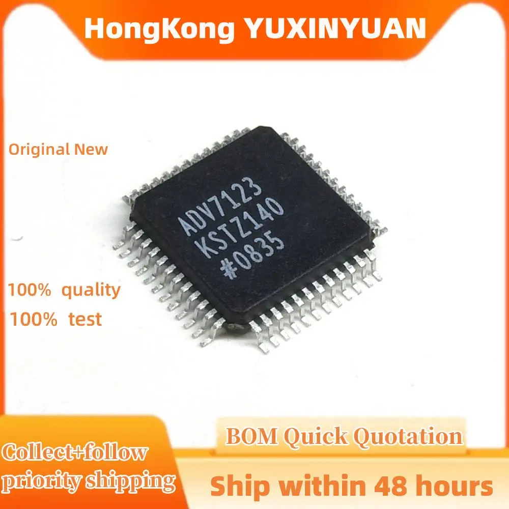 1PCS/LOT  ADV7123KSTZ140 ADV7123KST QFP48  CHIPS IN STOCK