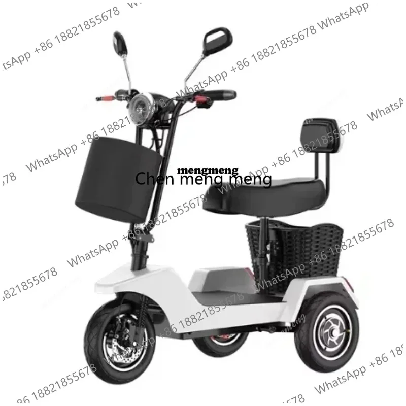 Electric Tricycle Folding 3Wheel Adult Suspension Fork Front Shock Absorber Mobility Scooter Disability Portable Small Scooter